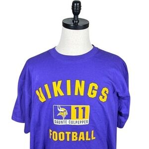 Vintage NFL Players Minnesota Vikings‎ Daunte Culpepper 11 T-Shirt Purple XL